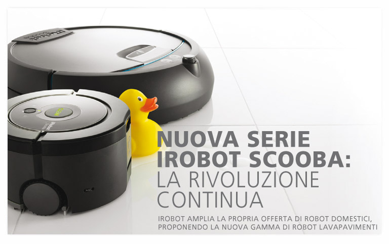 Scopri la nuova serie Scooba