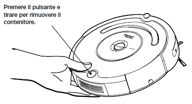 Rimuovere il contenitore