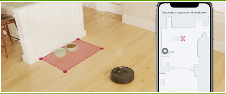iRobot, Personalizzazione di una mappa iRobot Roomba i7